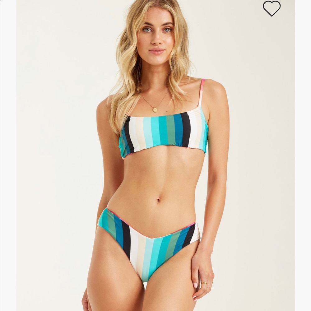 BILLABONG sol stripes reversible bikini